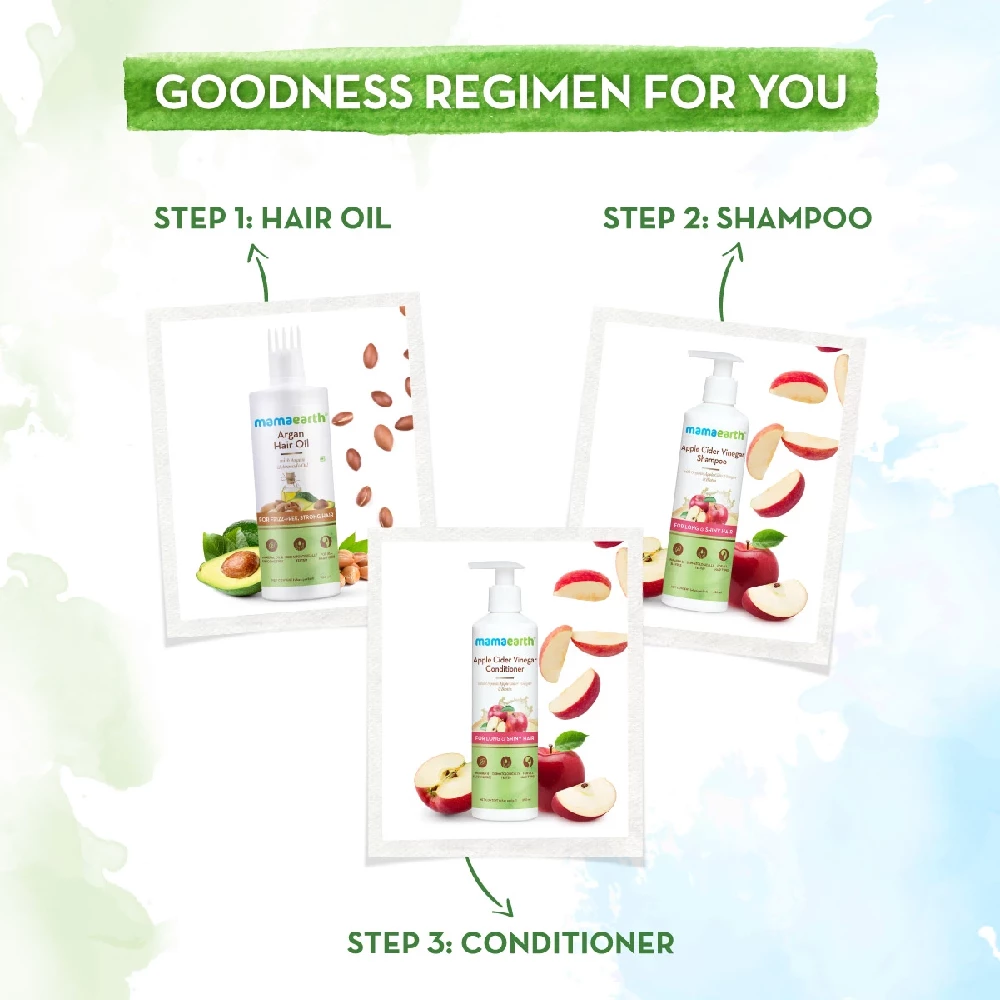 Apple Cider Vinegar Conditioner with Organic Apple Cider Vinegar and Biotin for Long and Shiny Hair, 250 ml-6.webp